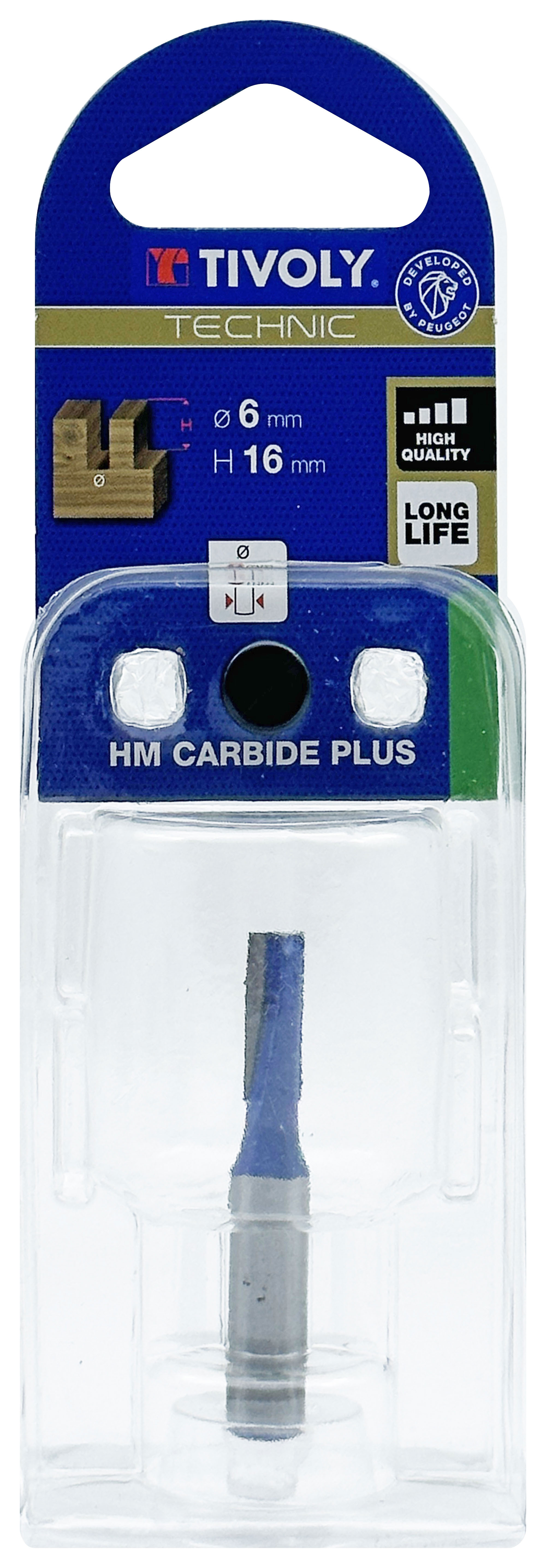 Fraise à rainurer (Blister Box) / 6 TIVOLY - XT60642067834