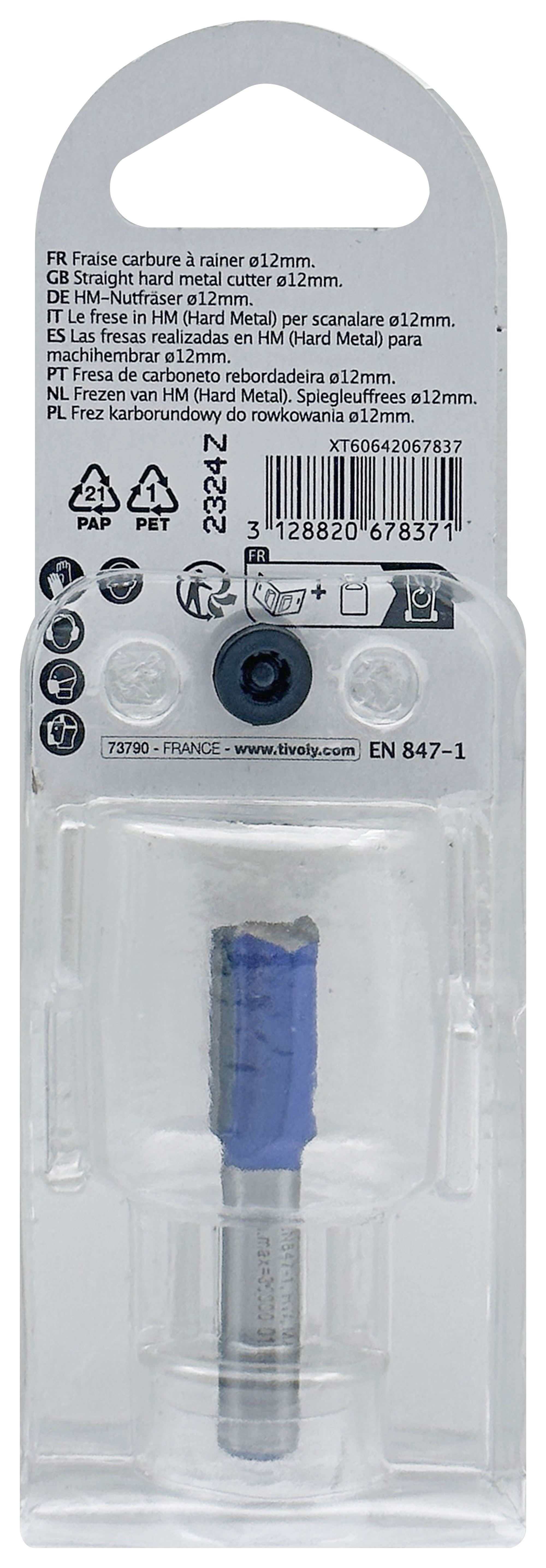 Fraise à rainurer (Blister Box) / 12 TIVOLY - XT60642067837