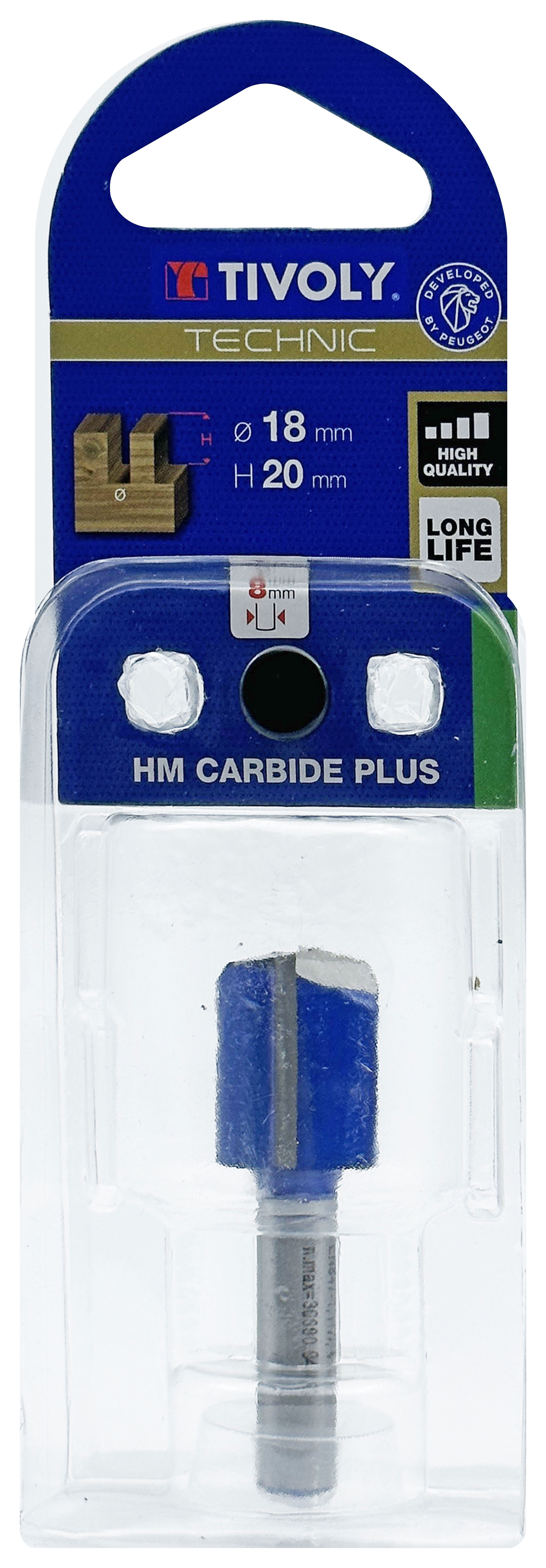 Fraise à rainurer (Blister Box) / 18 TIVOLY - XT60642067841