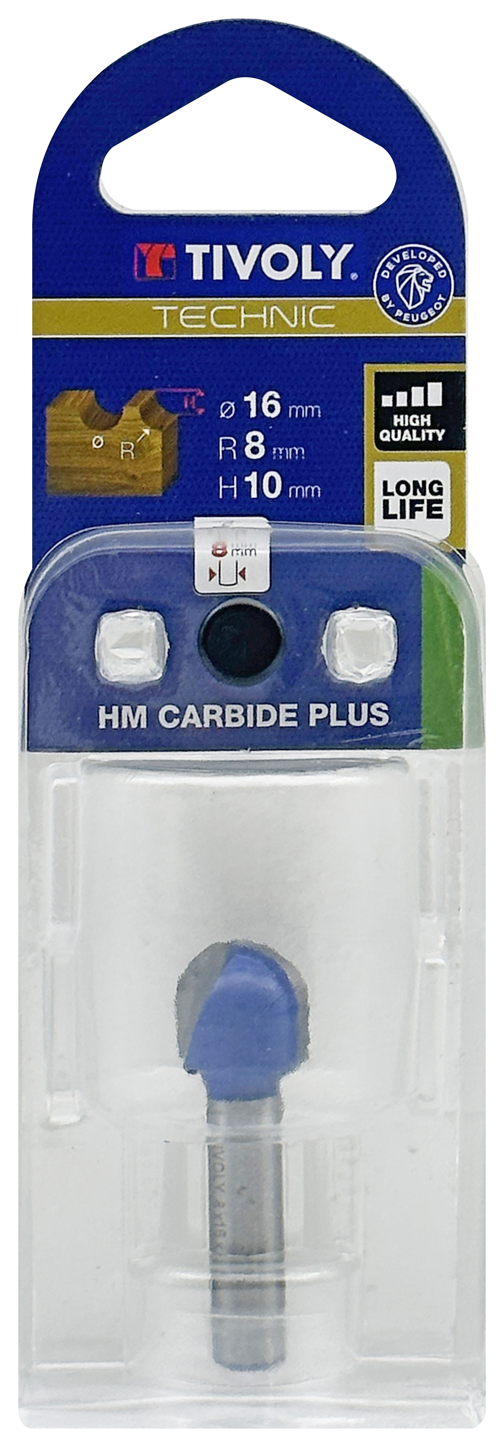 Fraise à canneler (Blister Box) / 16 TIVOLY - XT60642067845