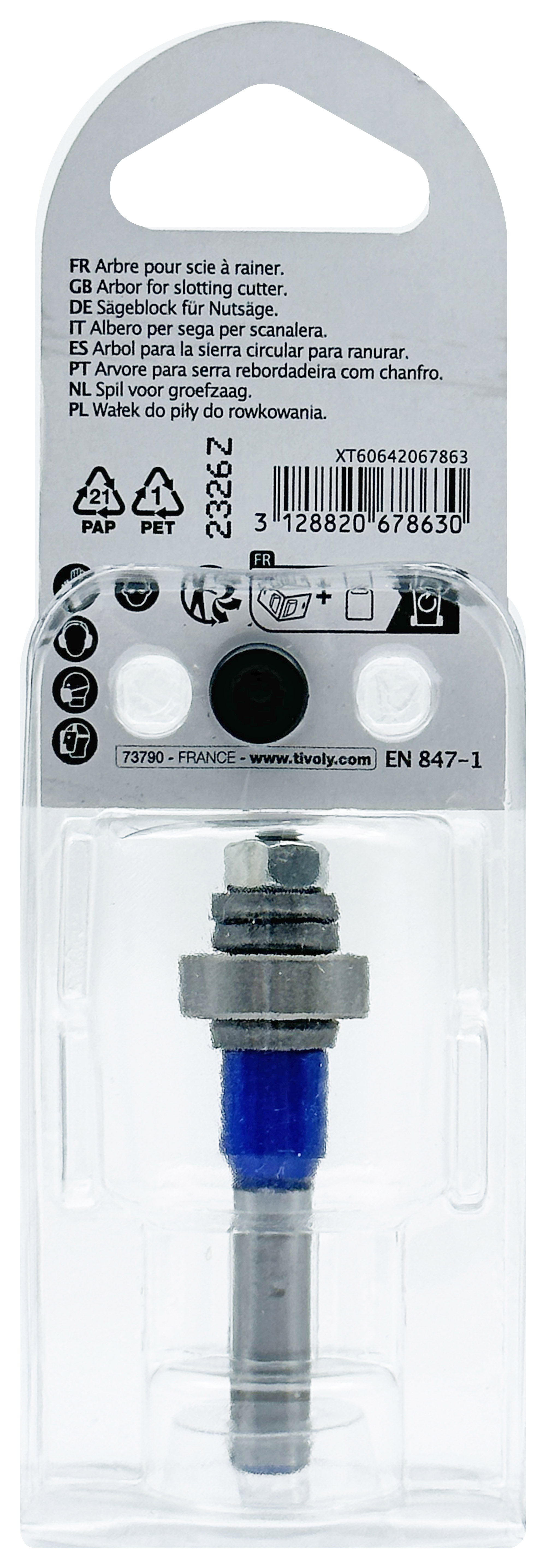 Arbre SCIE RAINURER D6 TIVOLY - XT60642067863