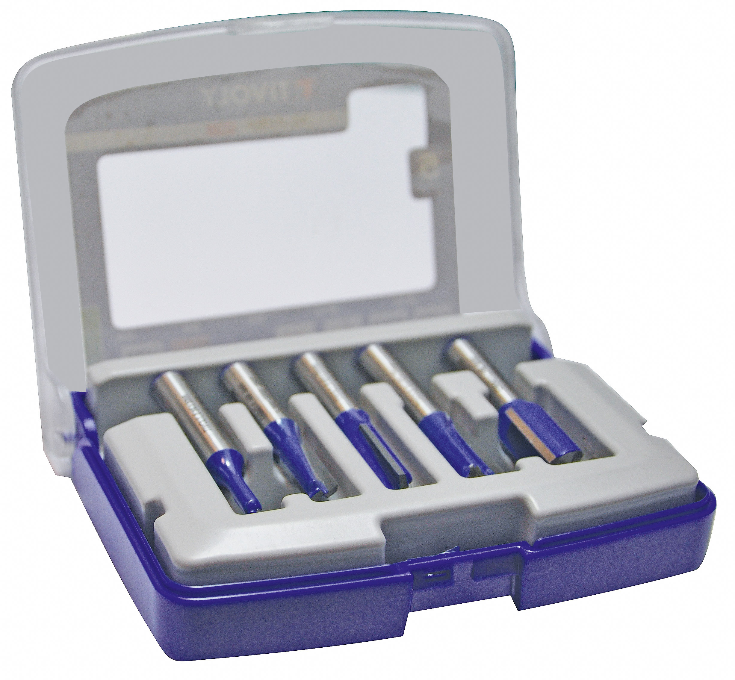 5 fraises de défonceuse à rainurer - Queue 8mm TIVOLY - XT606470001