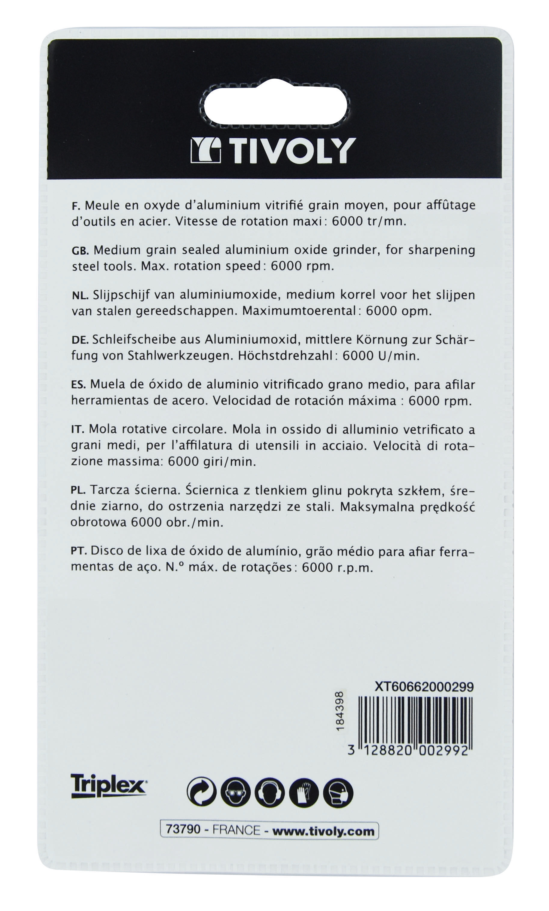 MEULE CIRCULAIRE Ø80 TIVOLY - XT60662000299