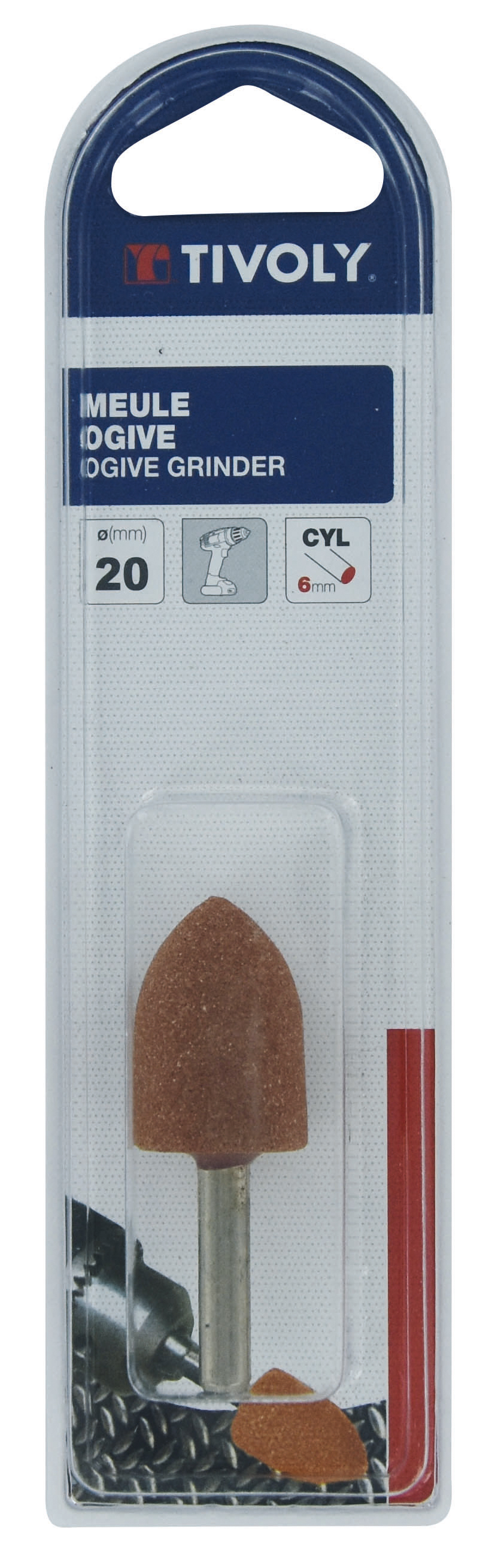 MEULE OGIVE Ø20 TIVOLY - XT60662000508