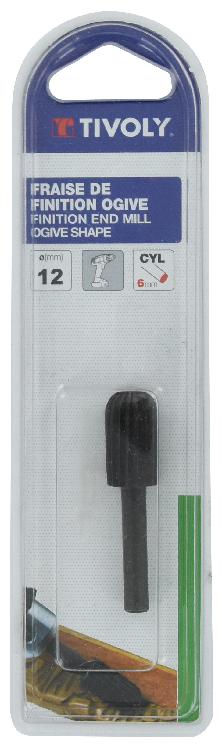 Rape sur tige bout ogive Ø 12mm TIVOLY - XT60672000512