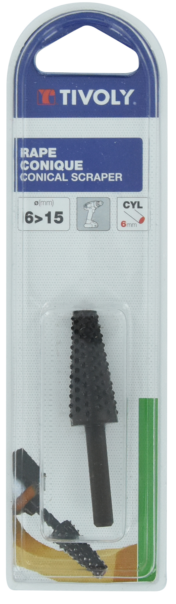 Rape sur tige conique Ø 15mm TIVOLY - XT60672000522