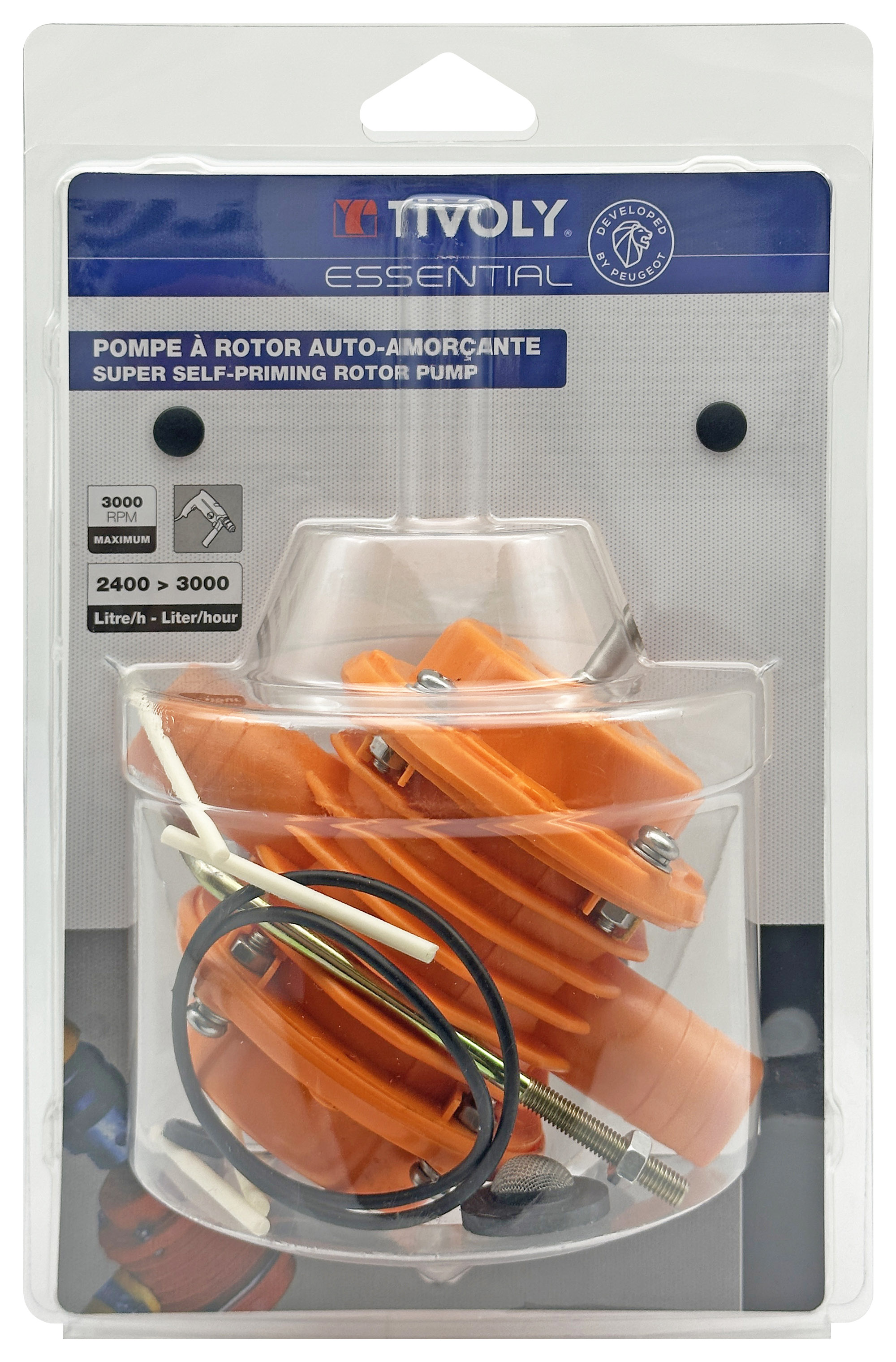 Pompe à rotor 2400 à 3000 litres /heure TIVOLY - XT60682000619
