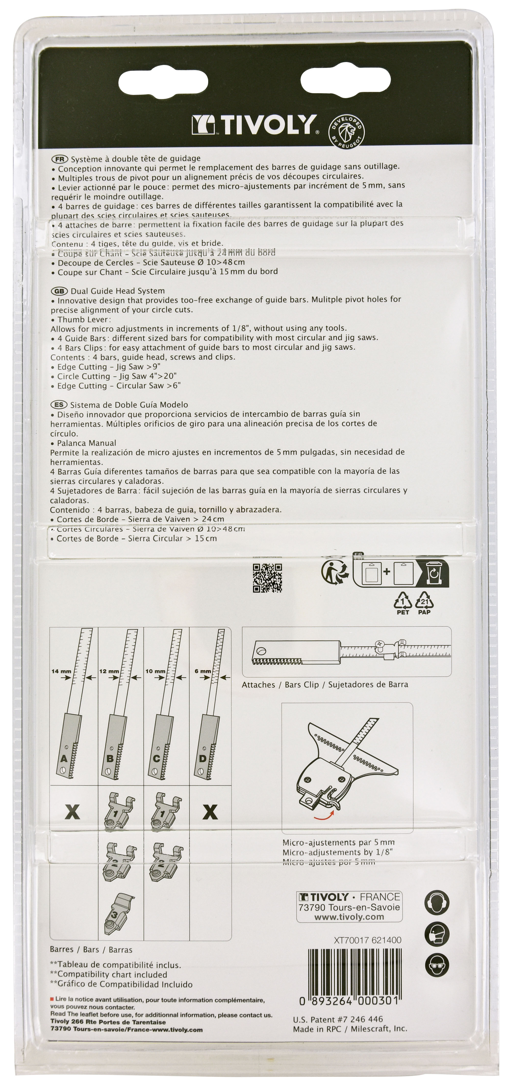 Guide de sciage TIVOLY - XT70017621400