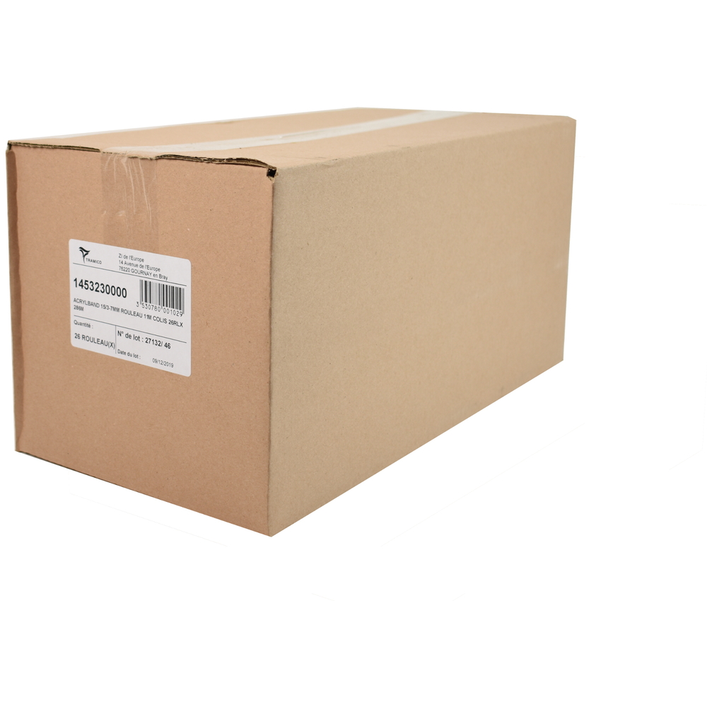 26 rouleaux de 11m ACRYLBAND 15/3-7mm TRAMICO - 1453230000