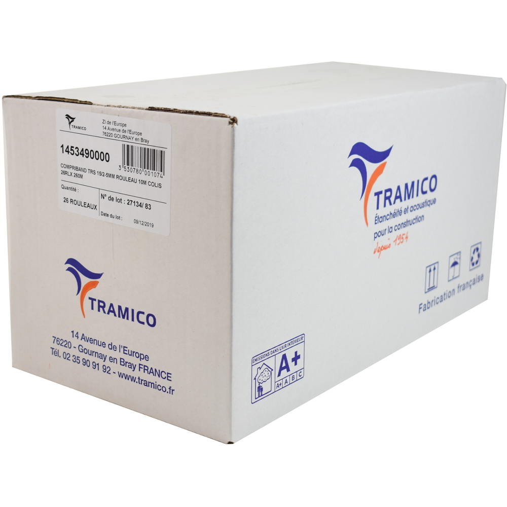26 rouleaux de 10m COMPRIBAND TRS 15/2-5mm TRAMICO - 1453490000
