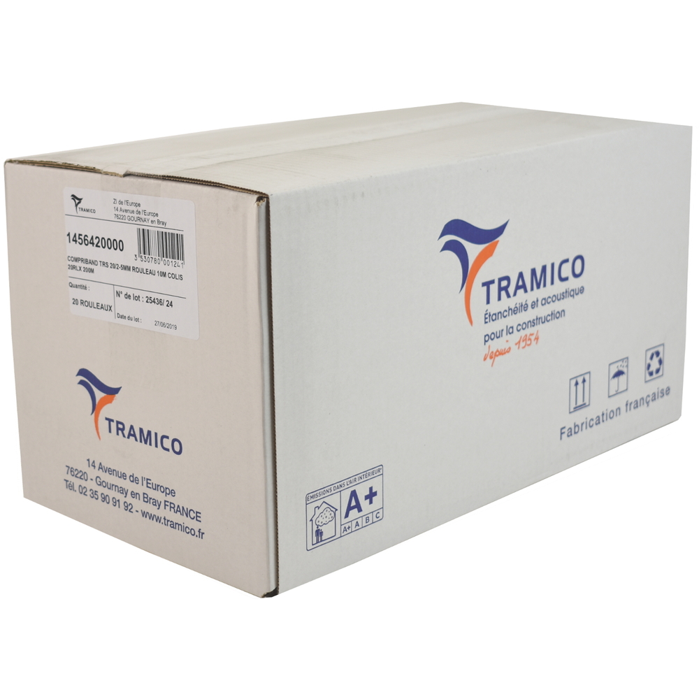 20 rouleaux de 10m COMPRIBAND TRS 20/2-5mm TRAMICO - 1456420000