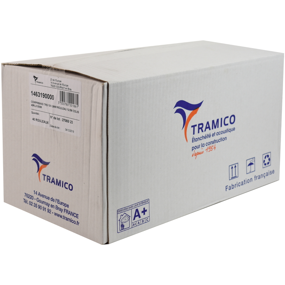 40 rouleaux de 12,5m COMPRIBAND TRS 10/1-3mm TRAMICO - 1463190000