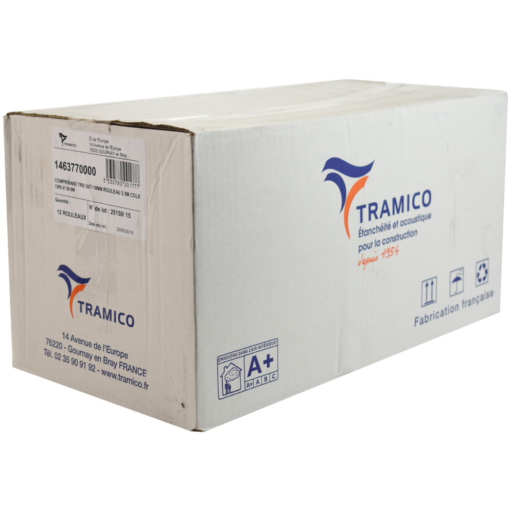 12 rouleaux de 3,3m COMPRIBAND TRS 30/7-18mm TRAMICO - 1463770000