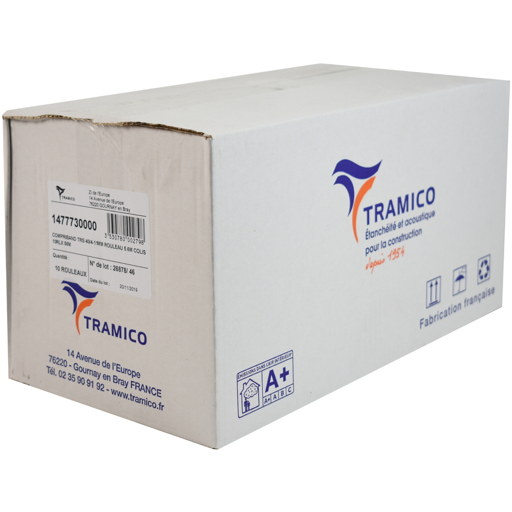 10 rouleaux de 5,6m COMPRIBAND TRS 40/4-11mm TRAMICO - 1477730000