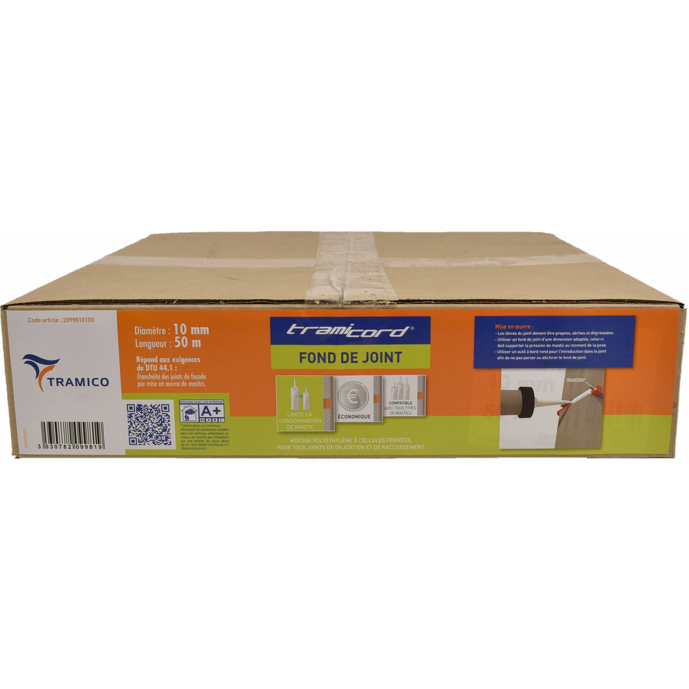 Fond de joint TRAMICORD PE D10x50m TRAMICO - 2099810100