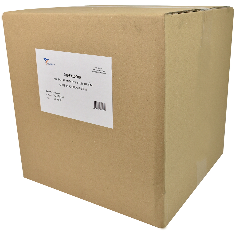 33 rouleaux de 20m joint coffrage ADHECO anthracite 9x3mm TRAMICO - 2893310000