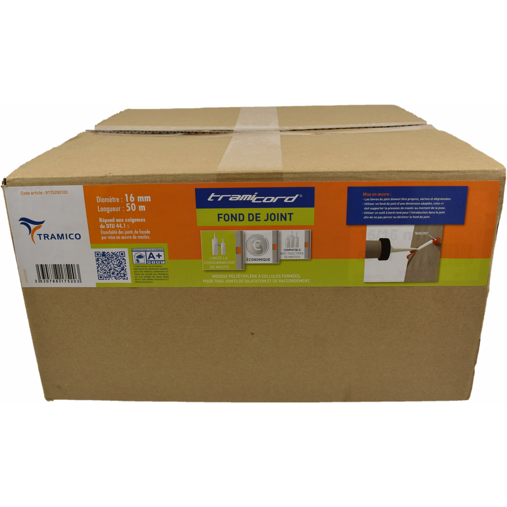 Fond de joint TRAMICORD PE D16x50m TRAMICO - 8175200100