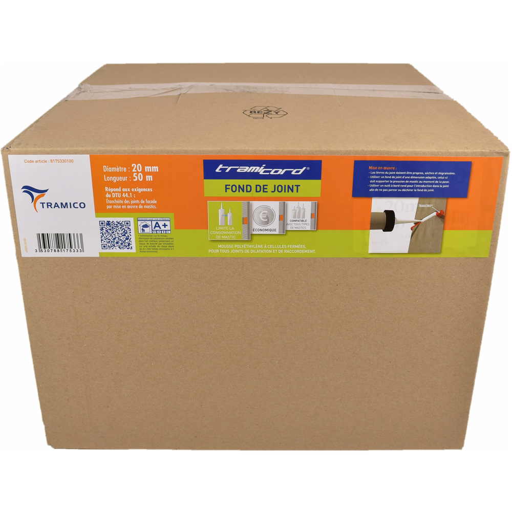 Fond de joint TRAMICORD PE D20x50m TRAMICO - 8175330100
