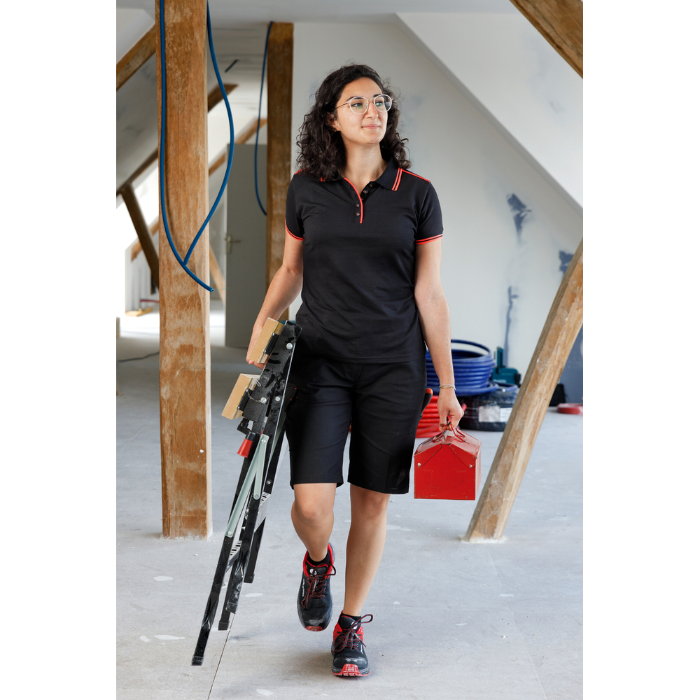 Bermuda femme stretch PALMARES NOIR - LMA LEBEURRE - 6146