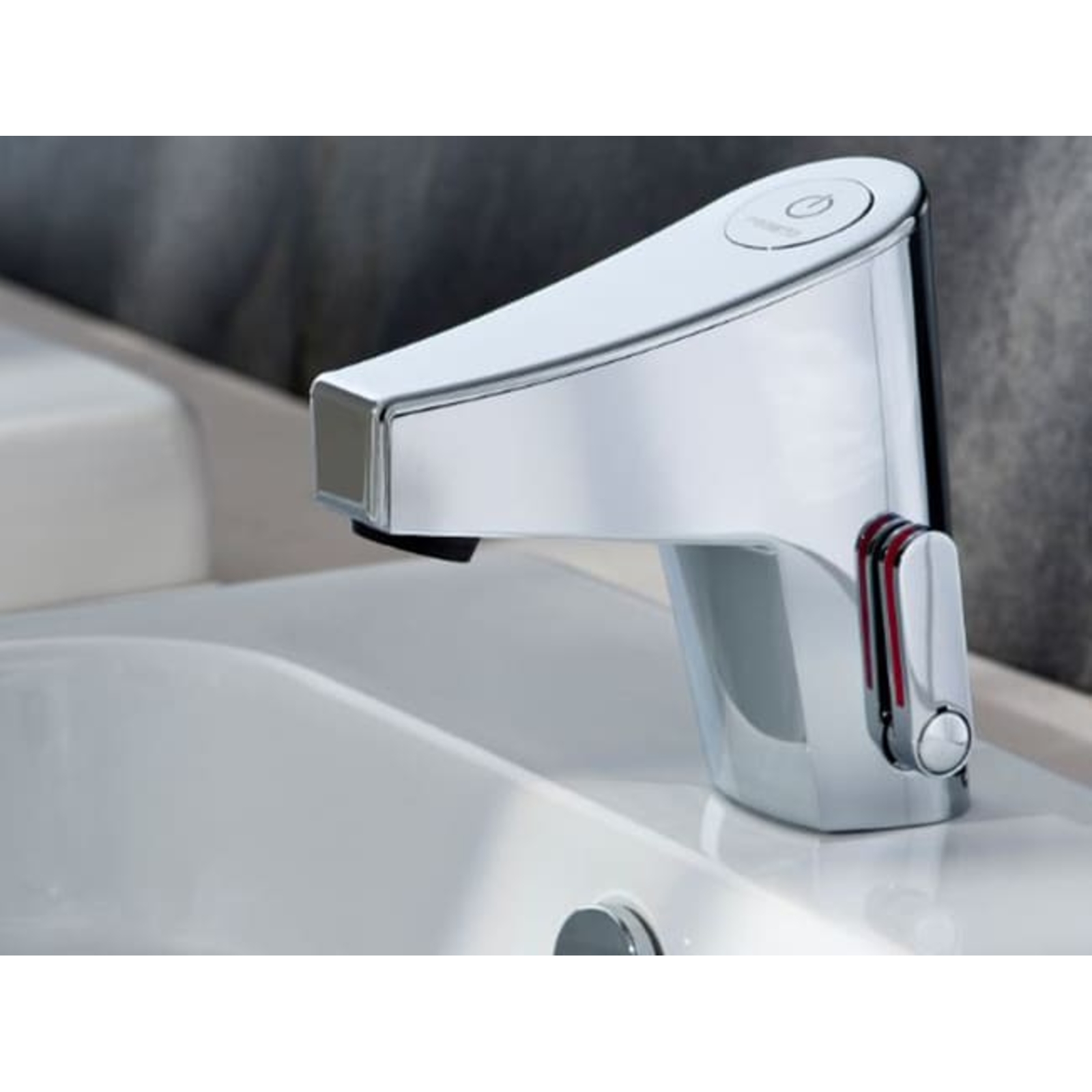 Robinet sensitif lavabo Presto Touch simple secteur avec robinets d'arrêt PRESTO - 56635