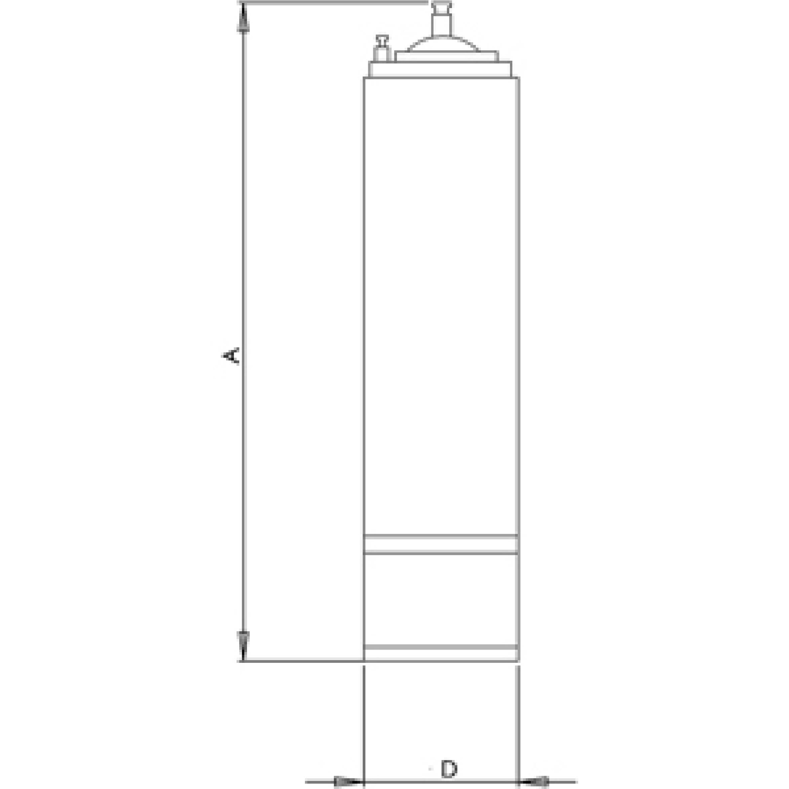 MOTEUR PR POMPE DE FORAGE BAIN EAU 4'' TRIPHASE 5,5KW - RENSON - 102108