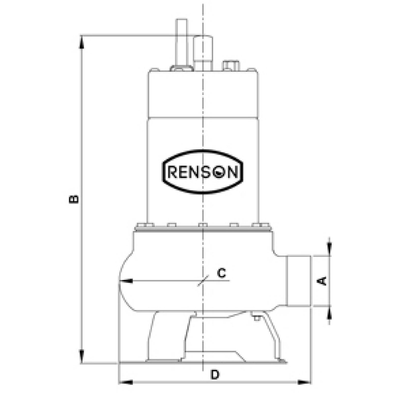 POMPE DE RELEVAGE 230V 0,6KW INOX EAUX CHARGEES - RENSON - 111046