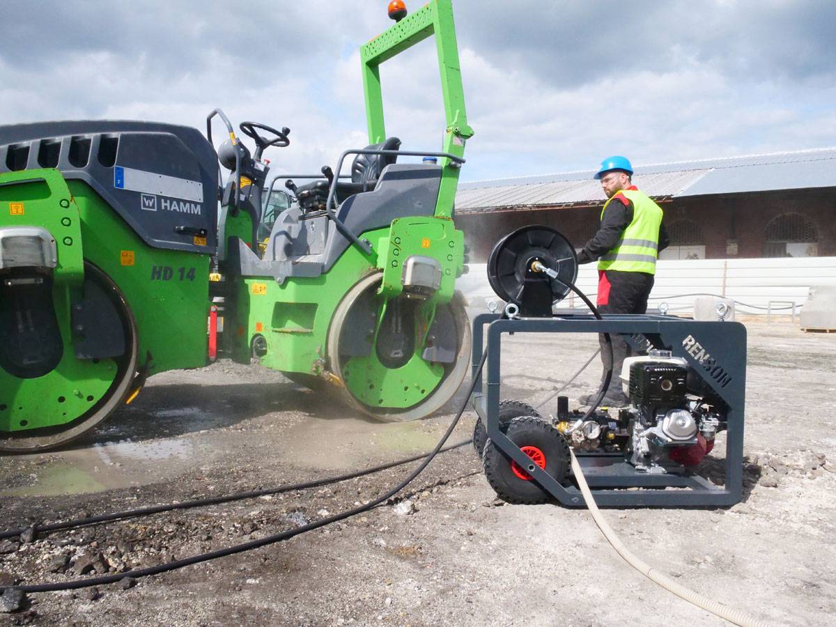 NETTOYEUR HAUTE PRESSION BOOSTP REDUCTE THERMIQUE 250B - 15L/MIN - ENROULEUR 20M - RENSON - 142391