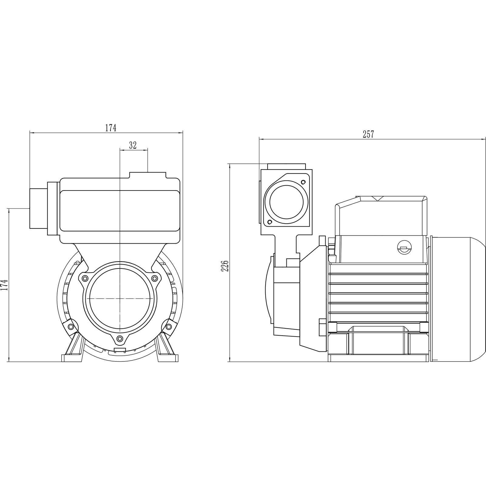 POMPE FUEL 230V 40L/M AUTO AMORCANTE - RENSON - 159272