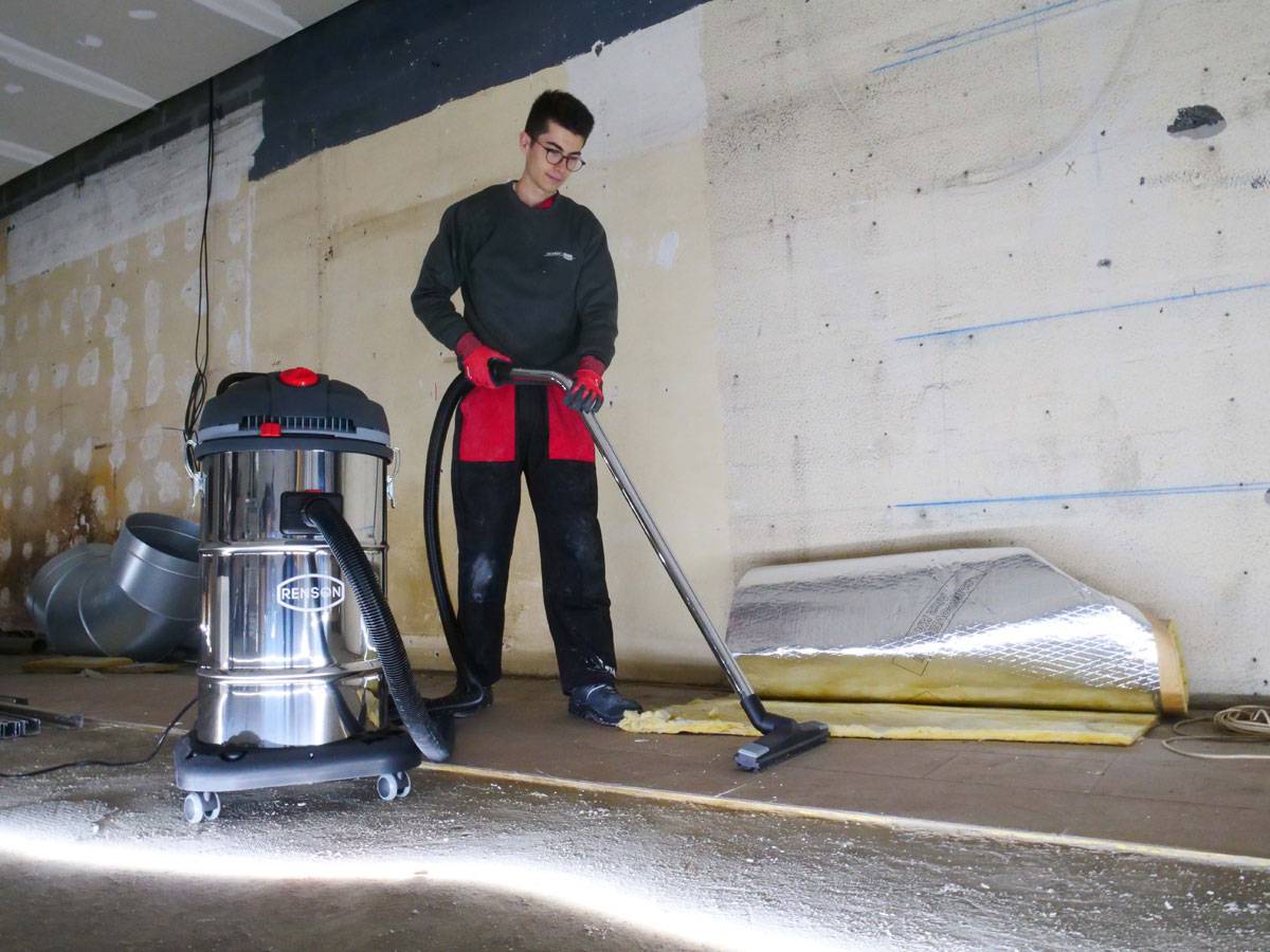 ASPIRATEUR I652 EAU&POUSSIÈRE CUVE INOX 65L - 2 MOTEURS - RENSON - 159741