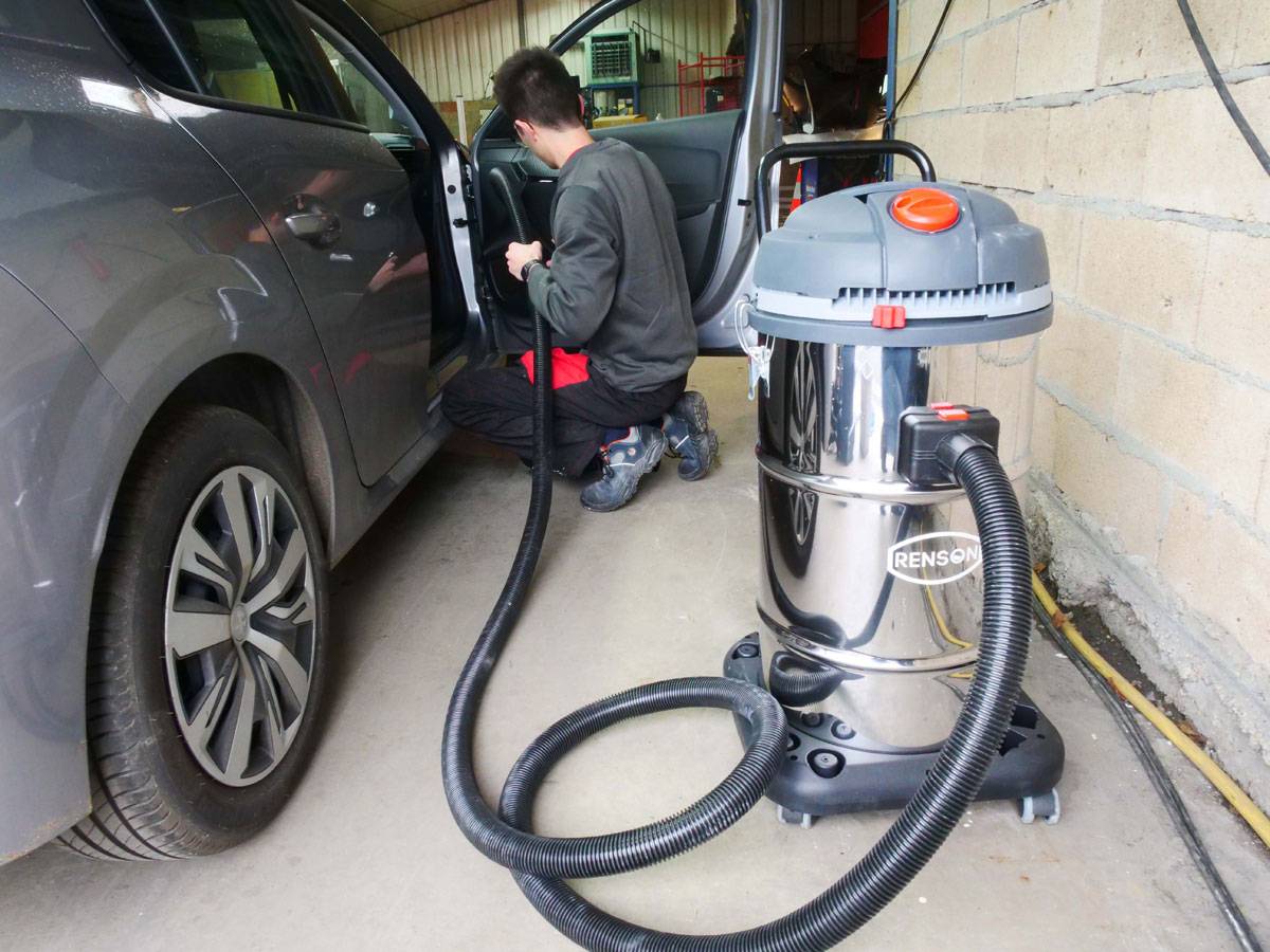 ASPIRATEUR I652 EAU&POUSSIÈRE CUVE INOX 65L - 2 MOTEURS - RENSON - 159741