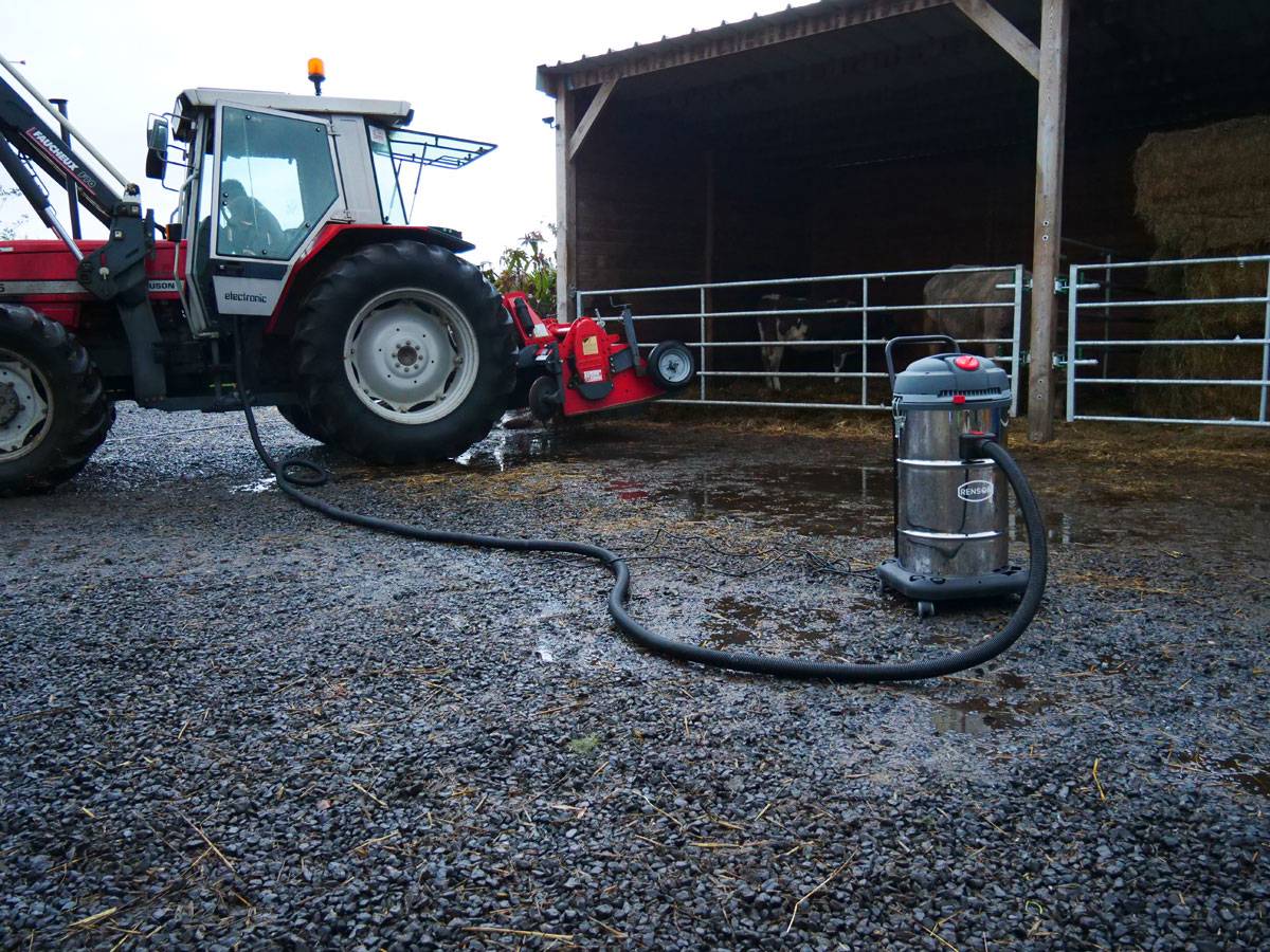 ASPIRATEUR I652 EAU&POUSSIÈRE CUVE INOX 65L - 2 MOTEURS - RENSON - 159741