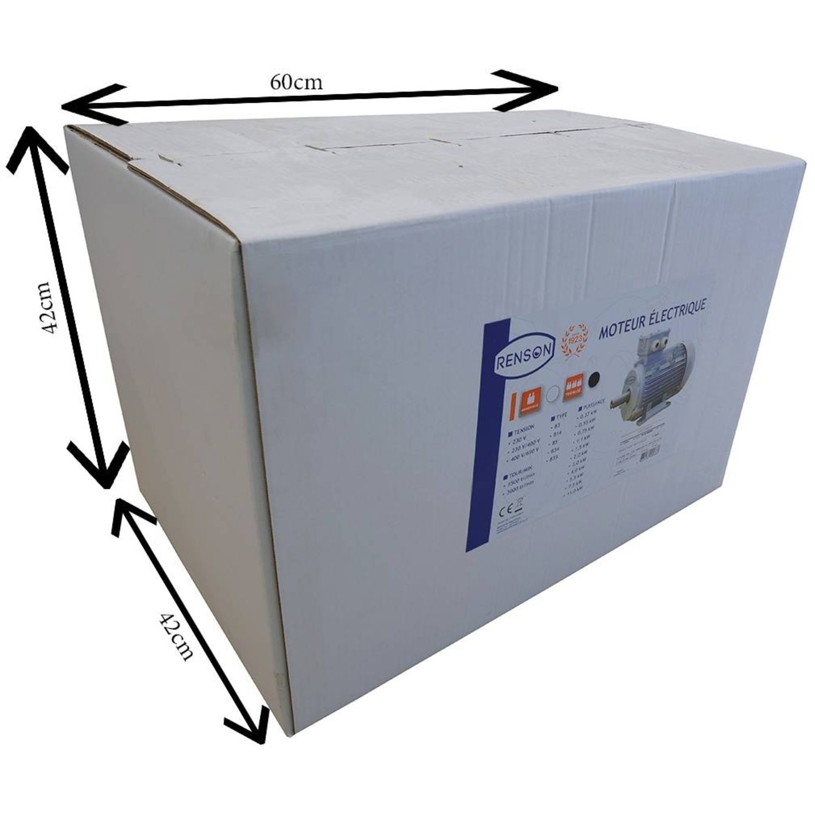 MOTEUR TRI B3 1500T 230Vx400V 2,2KW - 4,9A RENSON - 159844