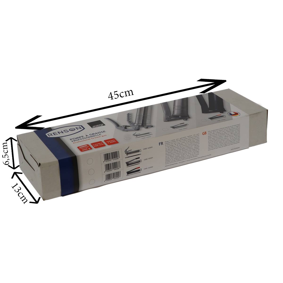 POMPE GRAISSE INDUSTRIE FLEXIBLE RENFORCE ET AGRAFE - RENSON - 165001