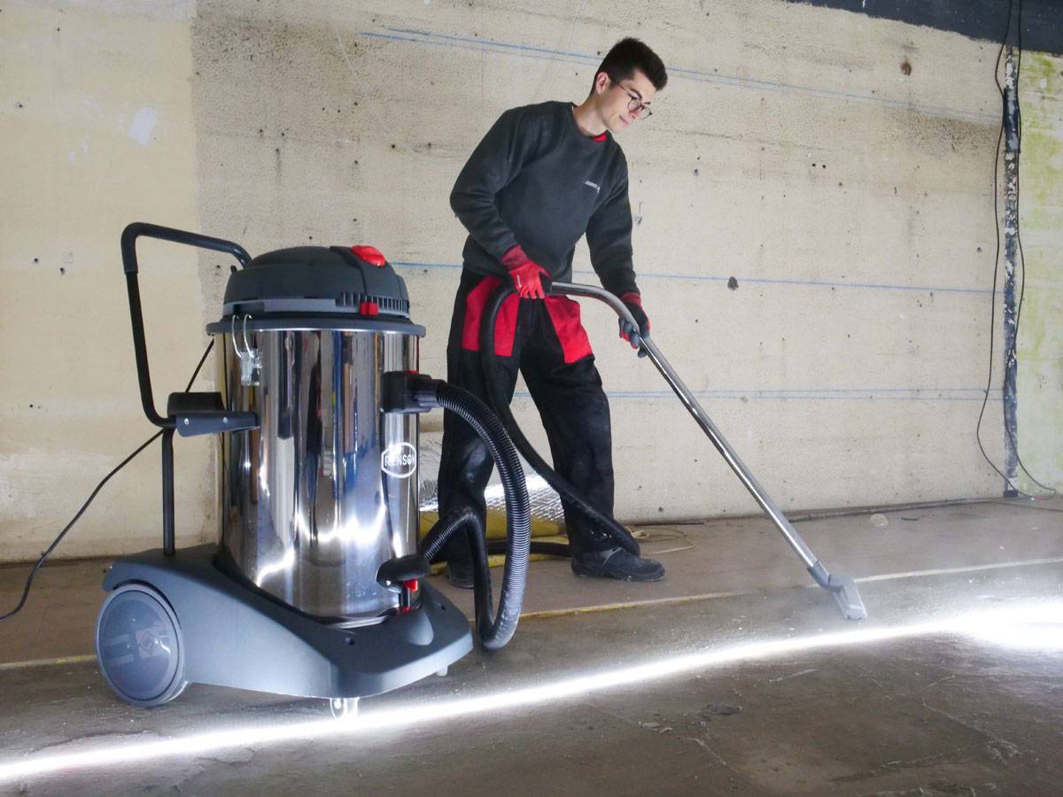 ASPIRATEUR I783 EAU&POUSSIÈRE CUVE INOX 78L - 3 MOTEURS - RENSON - 169741