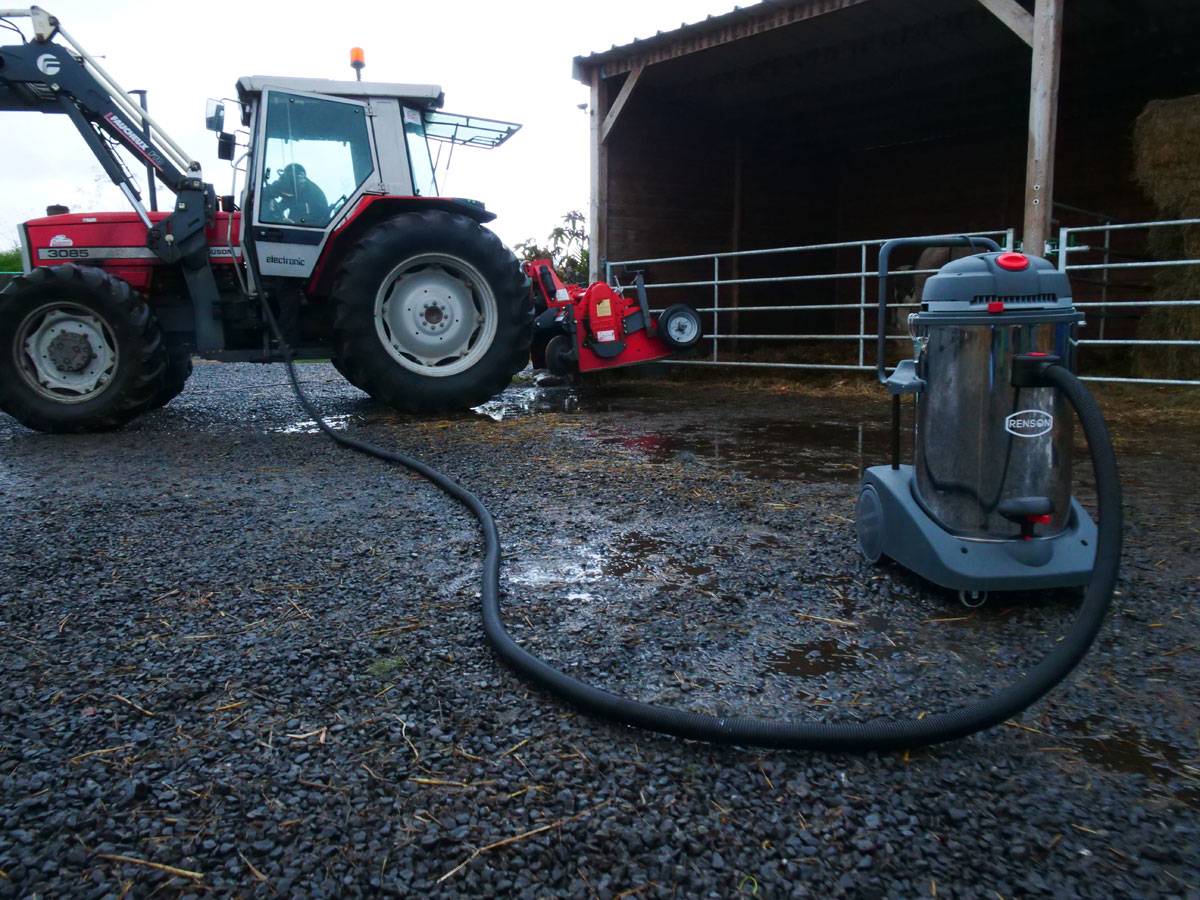 ASPIRATEUR I783 EAU&POUSSIÈRE CUVE INOX 78L - 3 MOTEURS - RENSON - 169741