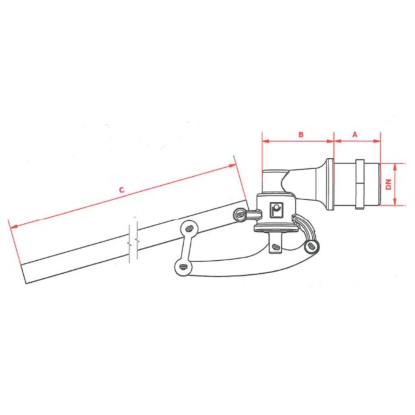 ROBINET FLOTTEUR LAITON MALE 3/4'' SEUL SANS LE FLOTTEUR - RENSON - 369347