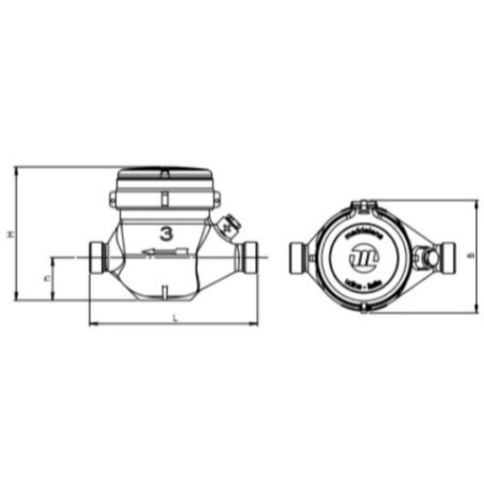 COMPTEUR A EAU MULTIJET RENSON - 444506