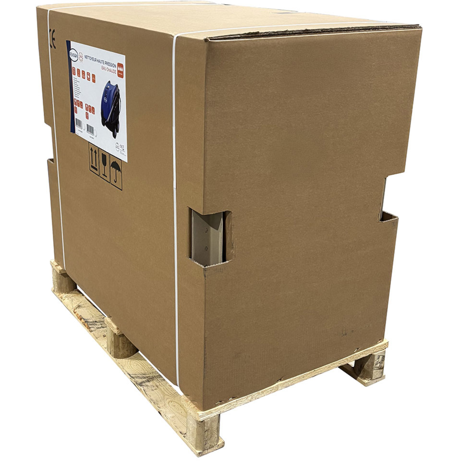 Nettoyeur Haute pression TEC-1 TRI EAU CHAUDE TS 150B - 15L/MIN - FLEXIBLE 20M RENSON - 520550