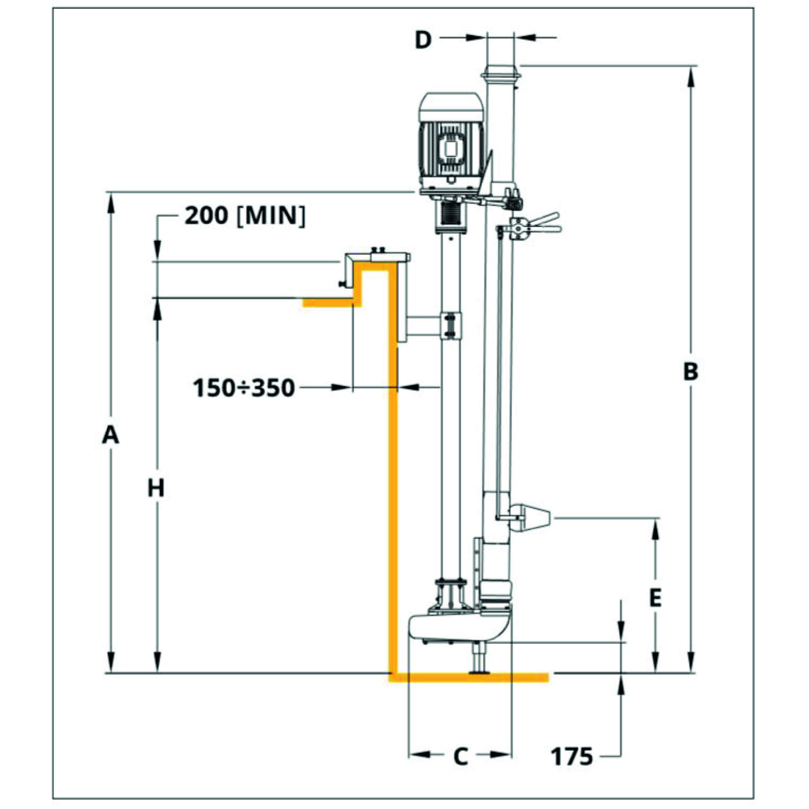 PPE DILACERATRICE V INOX ELEC VANNE RECYCL. DN120 L3,5M 11KW - RENSON - 811022