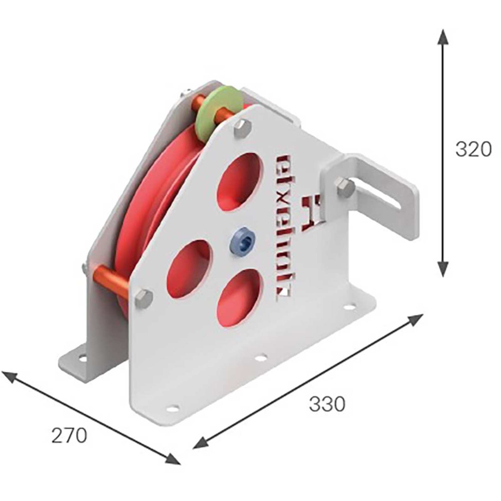 POULIE VERTICALE ACIER DN270 RENSON - 811063