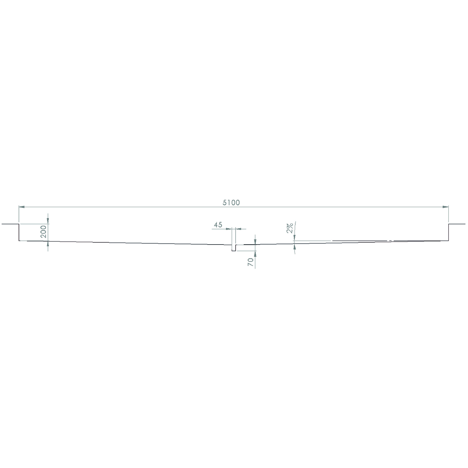 RACLEUR EN V POUR FUMIER ACIER GALVANISE LG 5100 RENSON - 811080