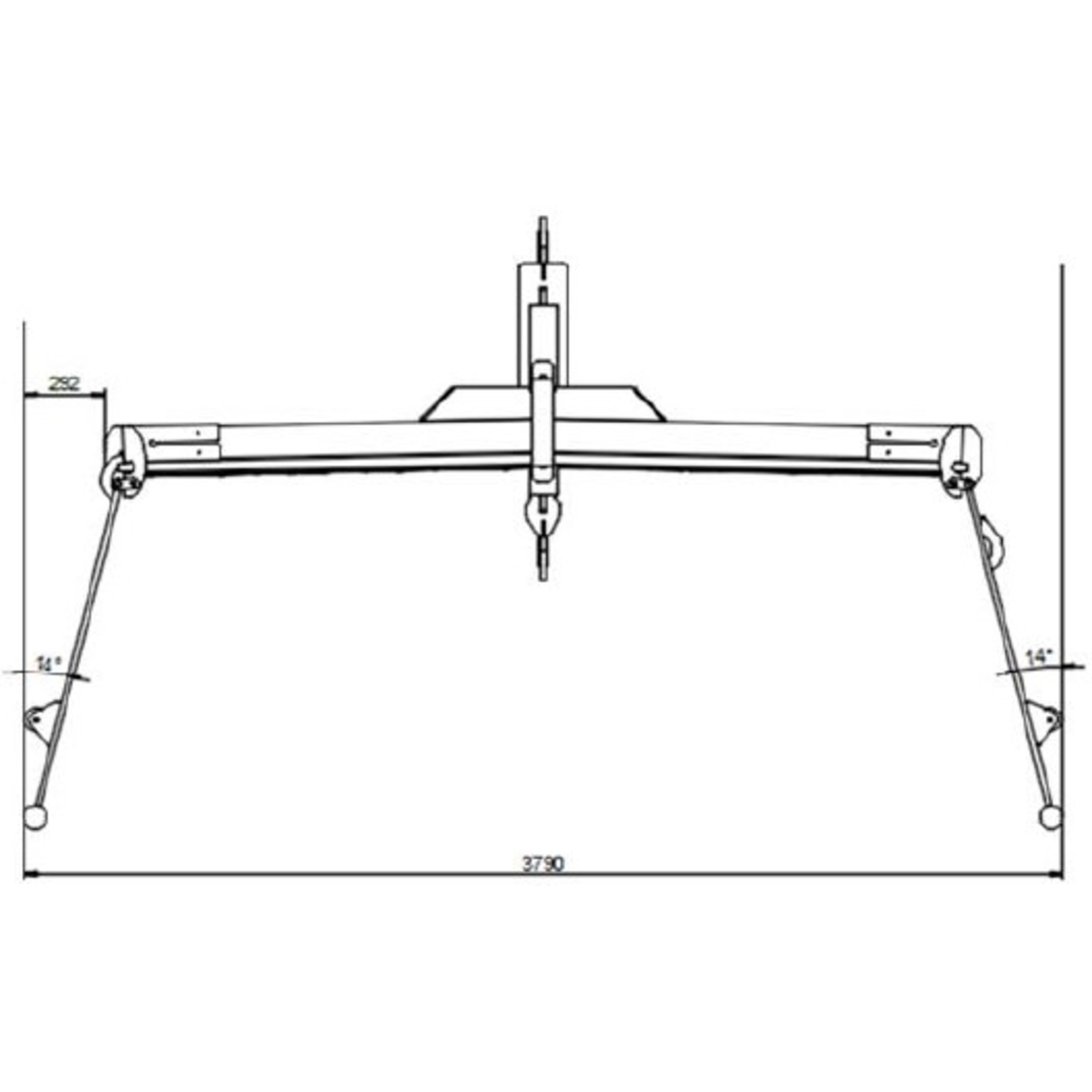 RACLEUR GALVA EN U POUR FUMIER RENSON - 811111