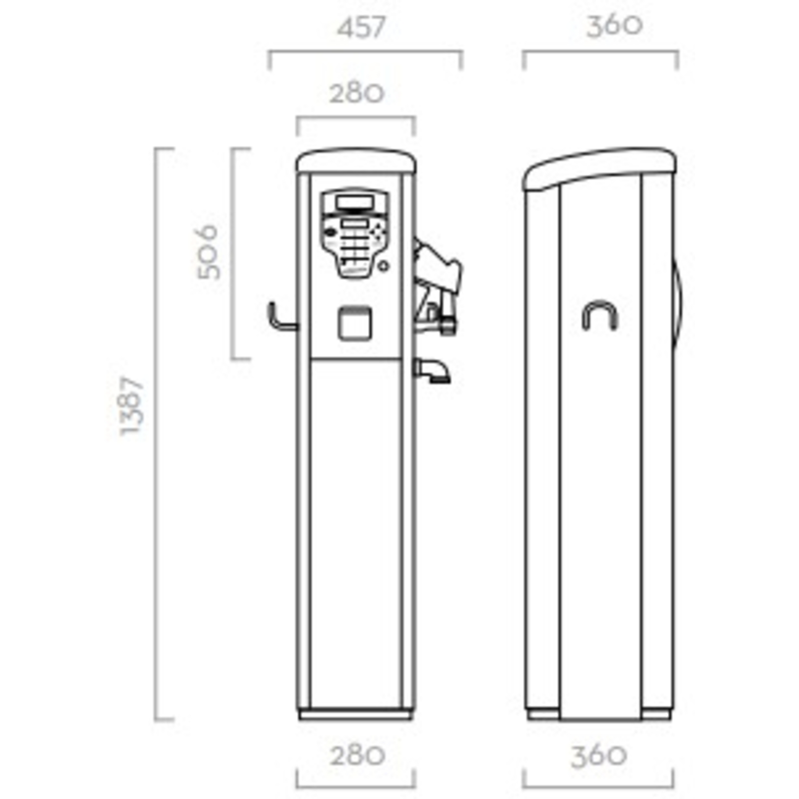 COLONNE DISTRIBUTION BSMART  90L/MIN – 50 UTILISATEURS - RENSON - 812163