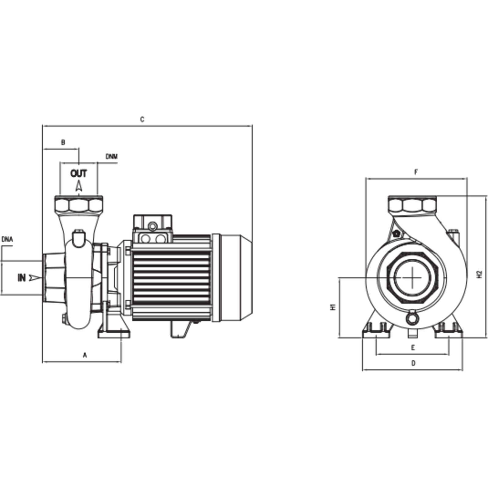 POMPE MONO FONTE 0,9KW MONOCELLULAIRE - RENSON - 814738