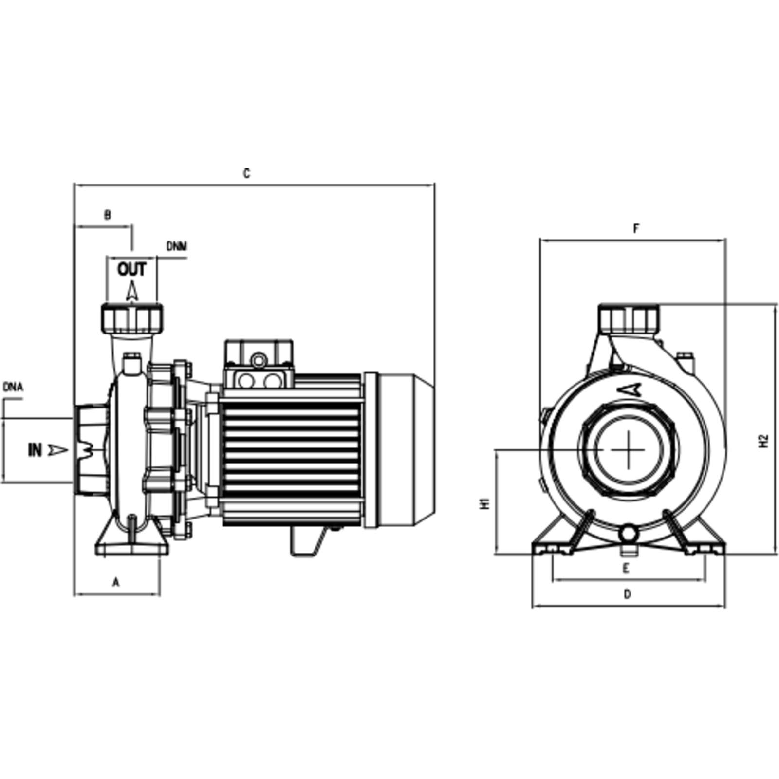 POMPE MONO FONTE 1,1KW MONOCELLULAIRE - RENSON - 814748