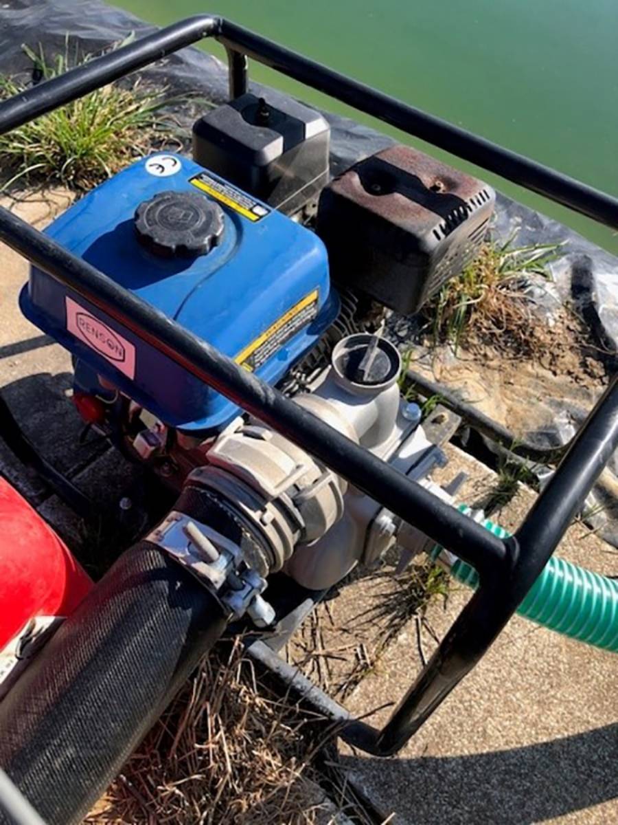 MOTOPOMPE EAUX CLAIRES 30M3/H AVEC FLEXIBLES ASPI ET REFOUL - RENSON - 817492