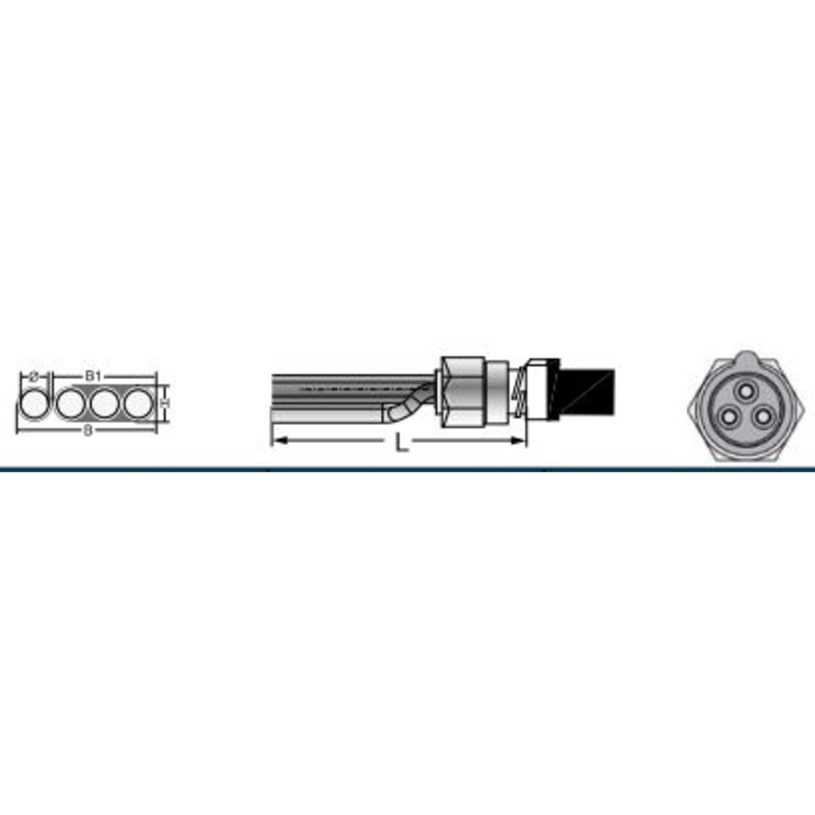 POMPE DE FORAGE 4'' 60L/MIN MOTEUR EAU TRI 2,2KW F1''1/4 - RENSON - 817704