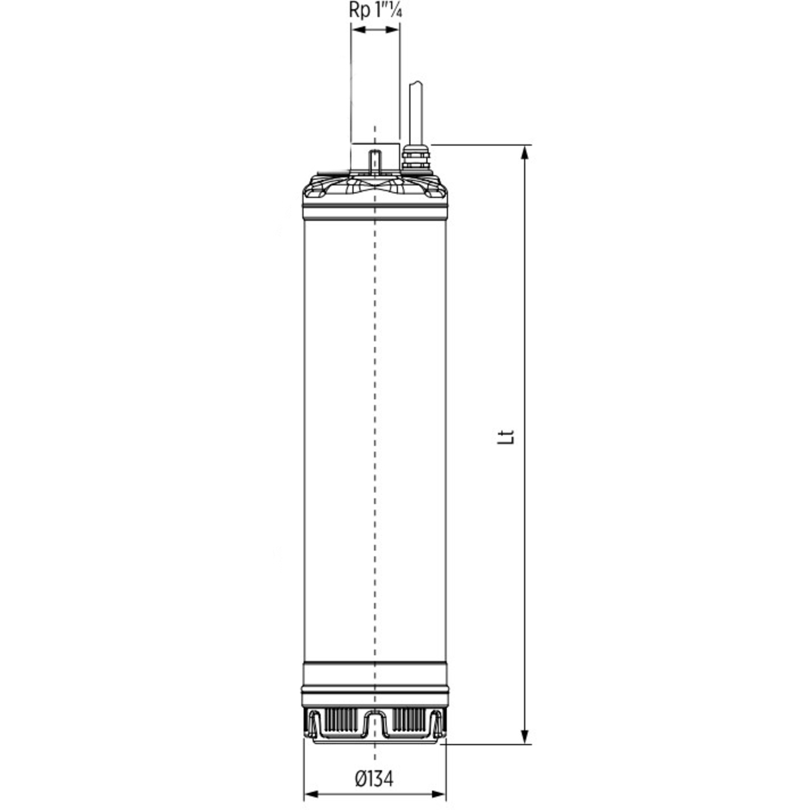 POMPE DE PUITS PROFONDS TRI 5'' - 1,1KW - RENSON - 817831
