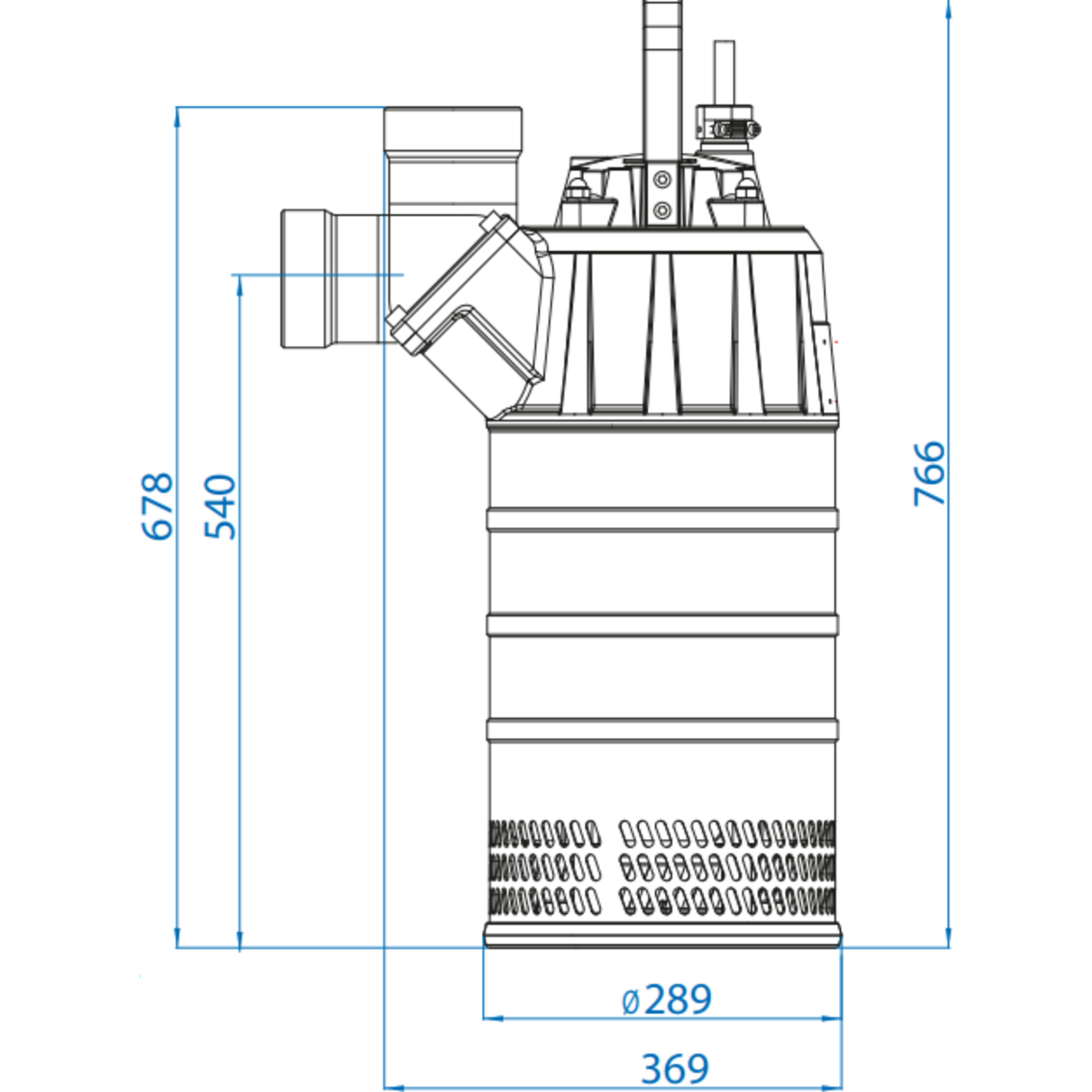 POMPE DE CHANTIER TRI 5,6KW  EN INOX 2500L/MIN - RENSON - 825137