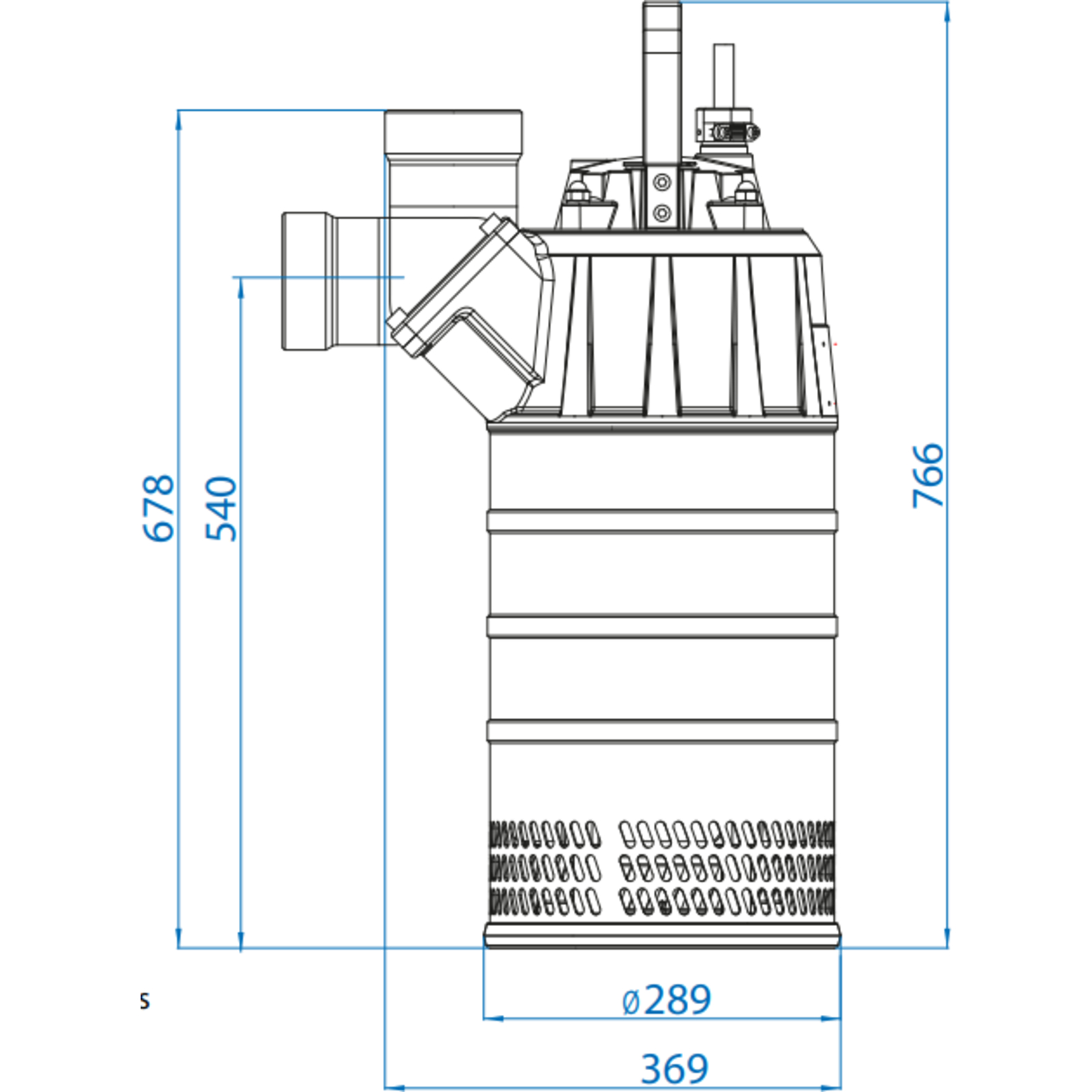 POMPE DE CHANTIER TRI 9,2KW  EN INOX 2900 L/MIN - RENSON - 825139